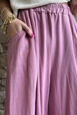  Jo Jo Quirky Hopsack Crop Pant Indian Pink
